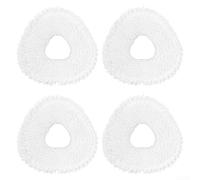 Drivstraw Paños de microfibra ultrafinos para Narwal Z10 Ultra/Z/Z10/X10 Pro Ultra, almohadillas triangulares de repuesto de microfibra con capa de esponja gruesa para limpieza profunda (4 piezas)