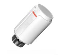 Drivstraw Para válvula termostática de radiador Zigbee, válvula de radiador inteligente para control inteligente del hogar, soporte de voz, control de calefacción programable, seguridad de bloqueo
