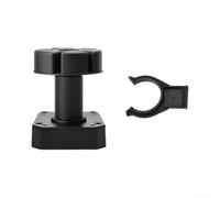 Drivstraw Patas ajustables para armarios de cocina y baño, patas de cama, niveladores de sofá, paquete de 4, material de polipropileno negro con hebilla, altura ajustable de 105-150 mm (10,5 cm de