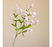 Drivstraw Ramo de flores artificiales de seda Forget-Me-Not para decoración versátil del hogar, arreglo floral de bajo mantenimiento para jarrones, centros de mesa o (rosa)