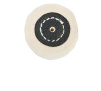 Drivstraw Rueda de pulido de tela para pulidor de eje, pulidora y amoladora - Almohadilla de algodón blanco para pulido de metal, joyas, madera, plástico, vidrio y cerámica con