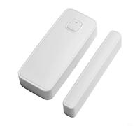 Drivstraw Sensor de puerta y ventana con detección de temperatura y humedad, mini sensor inalámbrico compatible con aplicación, alertas reales, control remoto