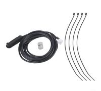 Drivstraw Sensor de velocidad eléctrico para bicicleta -V12L 12PAS con cable de 80 cm, compatible con controlador, componente de plástico negro para piezas de ciclismo E-For