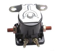 Drivstraw Solenoide de arranque de 4 pines de 12 V para relé para y para vehículos Mercury, compatible con SW3, B6AZ-11450-A, C6AF y B-6A-11450A de repuesto, cara galvanizada, cobre