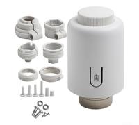 Drivstraw Válvula termostática para radiador Zigbee 3.0 - Válvula de radiador inteligente adicional TRV - Para Tuya para control inteligente del hogar - Soporte de voz - Para sistemas de calefacción