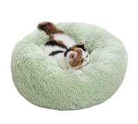 DRMEE Colchón Manta Cama Calmante para Mascotas, Tamaño Grande, Antiansiedad, Cama para Perros con Manta Adjunta, Lavable, Oscuro Cama Gatos Perros (Color : A, Size : 60 * 60cm)