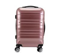 DRMEE Maletas de Viaje Equipaje Comprobado Hardside De La Maleta del Equipaje con 4 Ruedas Giratorias, Maleta Ligera Mala Viagem Cabine(Color:Rose Gold,Size:20in)