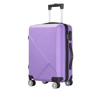 DRMEE Maletas de Viaje Equipaje Hardcase Suitacse con Ruedas Giratorias Maleta Ligera Hardshell con Ruedas Mala Viagem Cabine(Color:Purple,Size:28in)