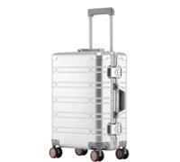 DRMEE Maletas de Viaje Maleta con Ruedas De Aleación De Magnesio Y Aluminio, Resistente A La Abrasión, Ligera Y Silenciosa Mala Viagem Cabine (Color : C, Size : 24")