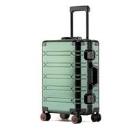 DRMEE Maletas de Viaje Maleta con Ruedas De Aleación De Magnesio Y Aluminio, Resistente A La Abrasión, Ligera Y Silenciosa Mala Viagem Cabine (Color : G, Size : 24")