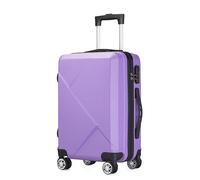 DRMEE Maletas de Viaje Maleta Rígida para Equipaje con Ruedas Giratorias, Ruedas Giratorias, Carcasa Rígida Ligera Mala Viagem Cabine (Color : Purple, Size : 20in)