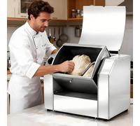 Drmoxin Batidora Eléctrica, Amasadora Comercial, Máquina Profesional De 30 Kg/H, De Acero Inoxidable, para Pasta, Pizza, Mayonesa Y Más 10kg