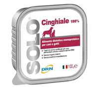 DRN Solo - Alimento húmedo dietético monoproteico completo para perro y gato - Jabalí - Cantidad: 100 g