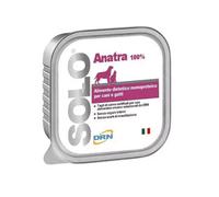 DRN Solo - Alimento húmedo dietético monoproteico completo para perro y gato - Pato - Cantidad: 100 g