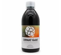DRNAT GOLD Jarabe Detox Drenante 500 ml | Complemento Alimenticio con Alcachofa, Diente de León, Cola de Caballo, Rábano Negro y Ortosifón | Retención de Líquidos y Bienestar Digestivo