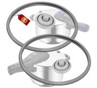 DROCODO 【Pack DE 1 Y 2】 Junta de Goma Olla WMF WMF Plus Ø22cm (3L, 4,5L, 6,5L, 8,5L) + Válvula WMF indicadora de cocción Ø3cm, Junta de Goma Olla Express, Repuesto Compatible.