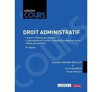 Droit administratif: Cours, réflexion et débats