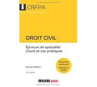 Droit civil: Epreuve de spécialité. Cours et cas pratiques