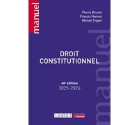 Droit constitutionnel: 2025-2026