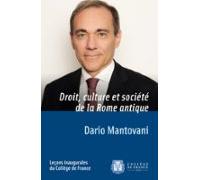 Droit Culture Et Société De La Rome Antique (ebook)