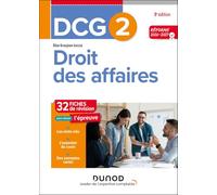 Droit des affaires DCG 2: 32 fiches de révision