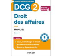 Droit des affaires DCG 2: Manuel