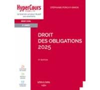 Droit Des Obligations 2025. 17e Éd. (ebook)