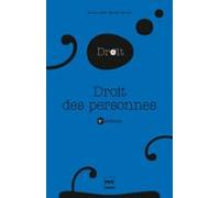 Droit Des Personnes (ebook)