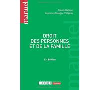 Droit des personnes et de la famille