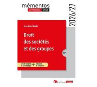 Droit des sociétés et des groupes