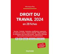 Droit du travail en 28 fiches: 2024
