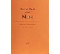 Droit Et Liberté Selon Marx (ebook)