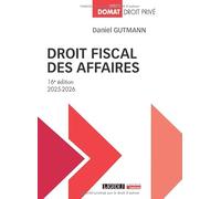 Droit fiscal des affaires: 2025-2026