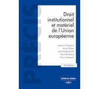 Droit institutionnel et matériel de l'Union européenne