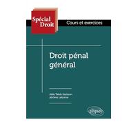 Droit pénal général (Spécial Droit)