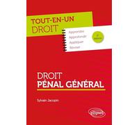 Droit pénal général (Tout-en-un droit)