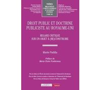 Droit public et doctrine publiciste au Royaume-Uni: Regard critique sur un objet à (re)construire: 180