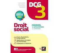 Droit social DCG 3: Manuel et applications
