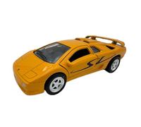 DROMADER Coche Modelo Lamborghini Diablo SV a Escala 1:39, Amarillo - Modelo de coleccionista detallado Welly | Vehículo en Miniatura