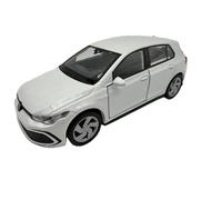 DROMADER Volkswagen VW Golf 8 GTI a Escala 1:39, Blanco - Modelo de coleccionista detallado Welly | Vehículo en Miniatura