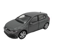 DROMADER Volkswagen VW Golf 8 GTI a Escala 1:39, Gris - Modelo de coleccionista detallado Welly | Vehículo en Miniatura