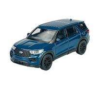 DROMADER Welly 2023 Ford Explorer Azul ca 1/34-1/39 Modelo de metal Coche Die Cast Nuevo en caja