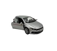 Dromader Welly Coche Modelo VW Scirocco, Coche en Miniatura, Escala 1:39, Color Plata.