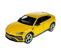 DROMADER Welly Modelo Coche Compatible con Lamborghini Urus SUV Amarillo 2017 1/24 Modelo Metal Coche Die Cast Nuevo en Caja