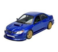 DROMADER Welly Subaru Impreza WRX STI Sedán Azul 2005-2007 1/24 1:24 Die Cast Metal Modelo Coche Nuevo en Caja