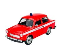 DROMADER Welly Trabant Trabbi 601 Sedán Rojo Bomberos 1/24 1:24 Die Cast Metal Modelo Coche Nuevo en Caja