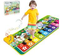 Dromlag Juguetes Niños 1 Año, Alfombra Musical con 10 Sonidos De Animales Regalo 1 2 Niños Niña Años, Piano Infantil Juegos Juguetes Montessori Educativos Sensoriales Bebe Regalos Pascua Niño