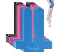 Dromzen 12Pcs Kinesiotape, Esparadrapo Deportivo, Cinta Deportiva Elástica, Tape Vendaje Neuromuscular, Venda Kinesiológic, Adhesiva Kinesiology, Kinesiología Rodilla, Resistente al Agua, (3 Colores)
