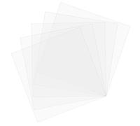 Dromzen 50 Piezas Fundas Vinilos Lp Exterior, Funda Vinilo, Funda Protector Vinilos, Fundas Protectoras, Exteriores Plastico Protectoras de Vinilo para Almacenamiento de CDs(12 Pulgadas, Transparente)