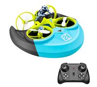 Dron 3 en 1 RC para agua, tierra, vuelo, 2 4 GHz, barco, coche para principiantes con giro 3D con una sola tecla de despegue aterrizaje modo sin cabeza